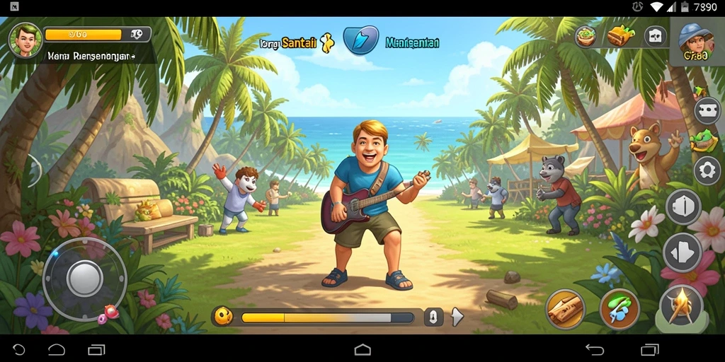 Tampilan gameplay C7890 yang seru dan menghibur.