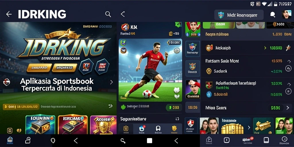 Tampilan gameplay sportsbook yang menarik di IDRKING.