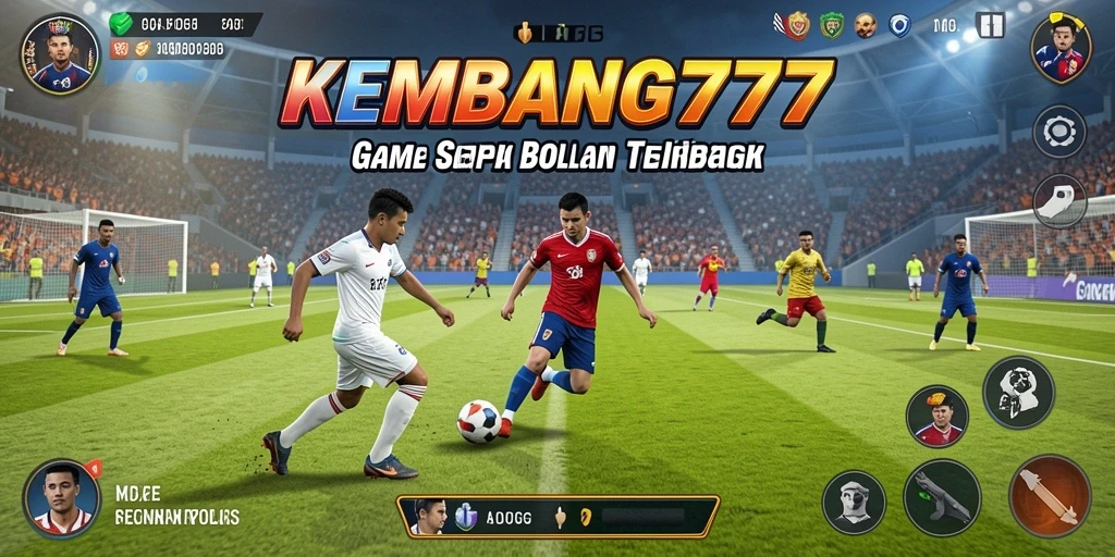 Tampilan menarik dari gameplay KEMBANG777 yang penuh aksi sepak bola.