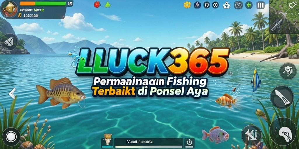 Tampilan menarik dari gameplay memancing di LUCK365.