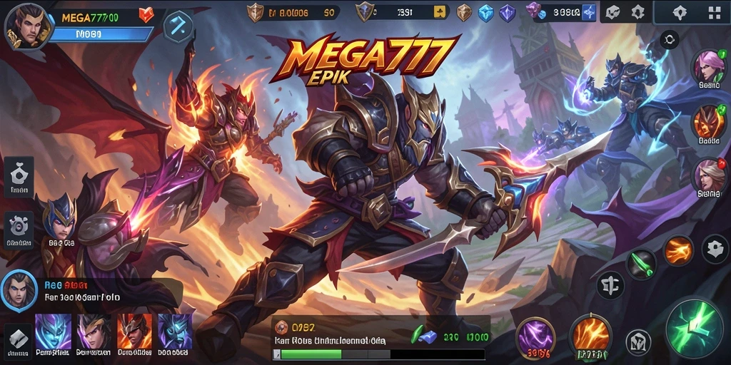 Gameplay seru dalam pertarungan MOBA di MEGA777.