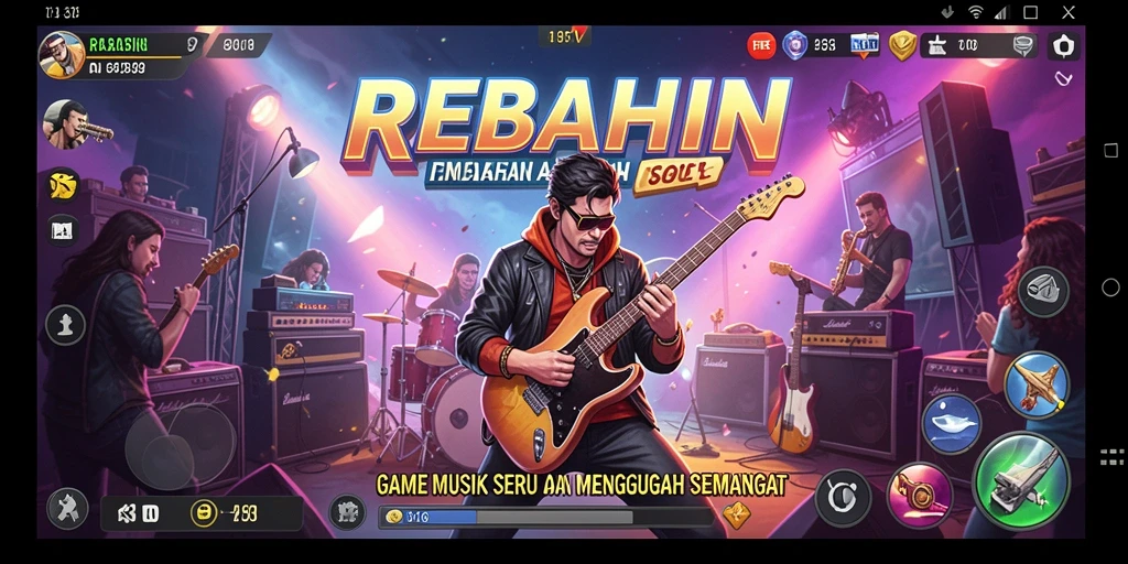Tampilan gameplay seru dari REBAHIN yang memikat para pemain.