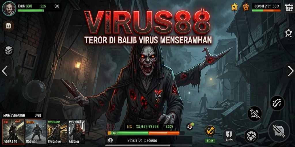 Gameplay menegangkan dan penuh misteri di VIRUS88.